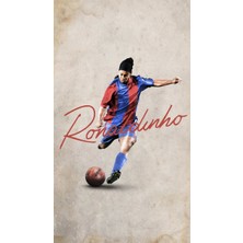 Ronaldinho Tasarım Duvar Poster 30X42 cm Çerçevesiz