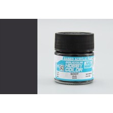Mr. Hobby Gunze H343 10 Ml. Soot, Aqueous Serisi Maket Boyası