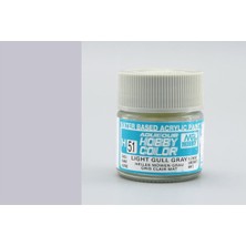 Mr. Hobby Gunze H051 10 Ml. Light Gull Gray, Aqueous Serisi Maket Boyası