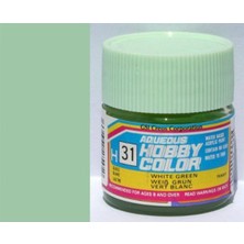 Mr. Hobby Gunze H031 10 Ml. White Green, Aqueous Serisi Maket Boyası