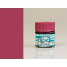 Mr. Hobby Gunze H087 10 Ml. Metallic Red, Aqueous Serisi Maket Boyası