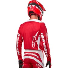 Alpinestars  Fluid Lurv Kros Motor Jerseyi Kırmızı / Beyaz