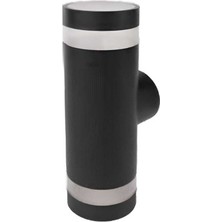 Ack 18W LED Duvar Armatürü / Siyah / Yuvarlak / 6500-4