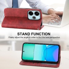 Manyi Mall Xiaomi Poco M6 Pro 4g Için Flip Case El Kayışı Standı Günlük Kullanım Eşkenar Dörtgen (Yurt Dışından)