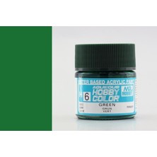Mr. Hobby Gunze H006 10 Ml. Green, Aqueous Serisi Maket Boyası