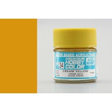 Mr. Hobby Gunze H034 10 Ml. Cream Yellow, Aqueous Serisi Maket Boyası
