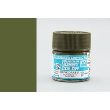 Mr. Hobby Gunze H052 10 Ml. Olive Drab (1), Aqueous Serisi Maket Boyası