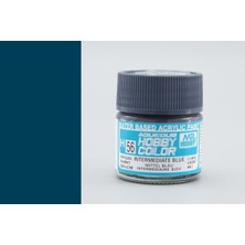 Mr. Hobby Gunze H056 10 Ml. Intermediate Blue, Aqueous Serisi Maket Boyası