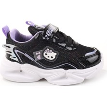 Papuç Sepeti 3763 Kız Bebek Filelli Işıklı Hafif Rahat Spor Ayakkabı