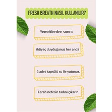 Fresh Breath 25'li Ağız Kokusu Önleyici, Nefes Temizleyici (Soğan, Sarımsak Koku Yok Edici) (Yeni Üretim)