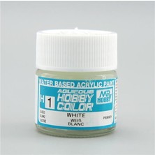 Mr. Hobby Gunze H001 10 Ml. White, Aqueous Serisi Maket Boyası