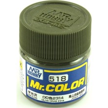 Mr. Hobby Gunze C518 10 Ml. Olive Drab 2314, Mr.color Serisi Maket Boyası