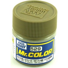 Mr. Hobby Gunze C529 10 Ml. Idf Gray 2 (-1981 Golan), Mr.color Serisi Maket Boyası