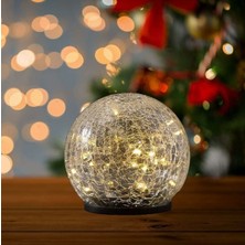 Petrix 23246 Solar  Dekoratif Çatlak Cam Küre Işık