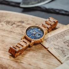 Wood Watch Woodwatch Sailor Ahşap Erkek Kol Saati 40MM