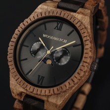 Wood Watch Woodwatch Lunar Orbit Ahşap Erkek Kol Saati 47MM