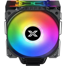 Xigmatek EN47895 Aır Kıller Pro Siyah LGA1700/AM5 Uyumlu 12CM Argb Fan+Üst Panel Hava Soğutmalı Cpu