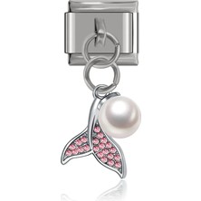 İtalyan Charm Bileklik Mermaid Tail Charm