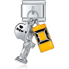 İtalyan Charm Bileklik Key Chain Charm