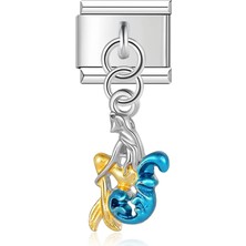 İtalyan Charm Bileklik Mermaid Charm