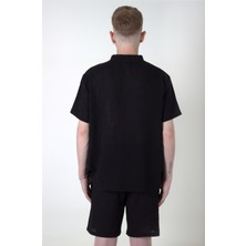 Arinnaside Müslin Erkek Günlük ve Yazlık V Yaka Kısa Kollu T-Shirt