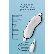 Creaderm Pamuklu Uyku Gözlüğü/Göz Bandı/ Anti Alerjik Yıkanabilir Eye Sleep Patch & Göz Çevresi Serum