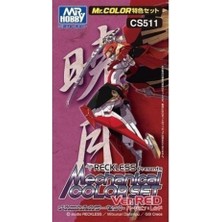 Mr. Hobby Gunze CS511 3X10 Ml. Mechanical Color Set Ver. Red, Mr.color Serisi Maket Boyası Seti