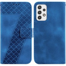 Mellow Shop Telefon Kılıfı Için Samsung Galaxy A23 5g/4g Pu Deri Kabartmalı Desen Cüzdan (Yurt Dışından)