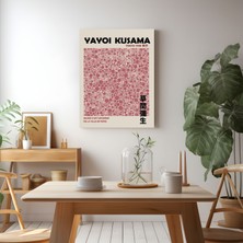 Pegziz Sanatsal Kanvas Tablo Duvar Dekorasyonu Yayoi Kusama Salon Dekorasyonu Duvar Tablosu