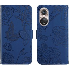 Mellow Shop Huawei P50 Pro Anti-Damla Koruma Pu Deri Kapak Çevirin ve (Yurt Dışından)