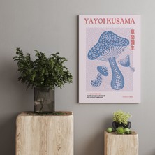Pegziz Salon Duvar Dekorasyonu Sanatsal Tablo Yayoi Kusama Kanvas Tablo Oda Duvar Dekor