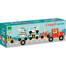 Vilac Truck And Trailer With Vehicules Stacking Game - Taşıtları Kamyona Dizme Oyunu