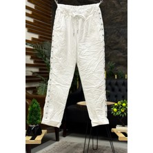 Sahnemoda Zımba Detaylı Italyan Pantolon