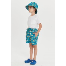 Benitto Kids Erkek Çocuk Desenli Deniz Şortu 7010