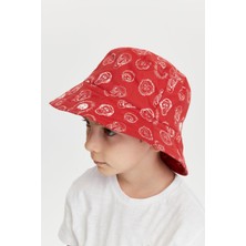 Benitto Kids Erkek Çocuk Desenli Bucket Şapka 7007