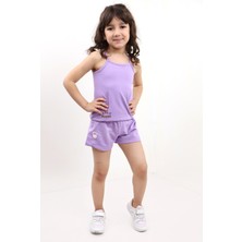 Toontoy Club Kız Bebek Baskılı Şortlu Takım