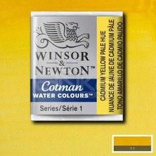 Winsor & Newton Winsor Newton Tablet Sulu Boya No : 119 Cadmium Yellow Pale Hue