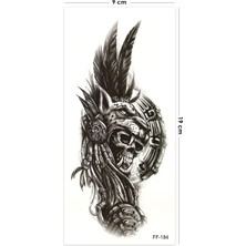 BP Tattoo Kurukafa Maske Geçici Dövme