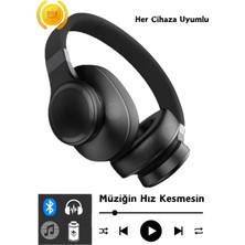 Prepare Kulak Üstü 5.1 Wireless Bluetooh Aux Girişli Hafıza Kartlı Stereo Kulaklık