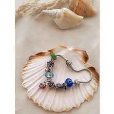 HD Marketim Bileklik Charm Bileklik Nazar Boncuklu Çapa Bileklik Zincir Taç Bileklik