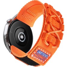 AktarMobile Samsung Galaxy Watch 7 40 / 44 mm Bileklik Kordon Özel Tasarım Geniş Hasır Kumaş Kayış Cırtlı