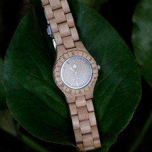 Wood Watch Woodwatch Lotus Maple Ahşap Kadın Kol Saati 34MM