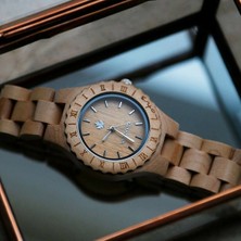 Wood Watch Woodwatch Lotus Maple Ahşap Kadın Kol Saati 34MM