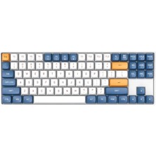 Aigo A87 Starry Blue Kablosuz Mekanik Klavye Yellow Switch (Ingilizce)