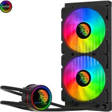 Gameline COOL-240 ARGB Fanlı 240MM Sıvı Soğutma Sistemi INTEL & AMD Uyumlu