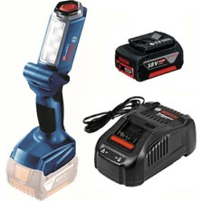 Bosch Akülü Fener Glı 18V-300 4 Ah Tek Akülü Aydınlatma
