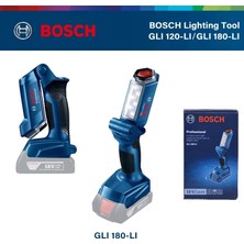 Bosch Akülü Kırıcı Delici Gbh 180-LI + Akülü Fener Glı 18V-300 + Bez Çanta Hediye (2X4.0AH;PLASTIK)