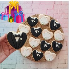 Tatlı Armağanlar Gelinlik ve Damatlık Smokin Butik Kurabiye - 20 Adet