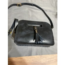 Best Leather Bag  Deri Püsküllü Çanta