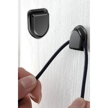 Carnivalland Banyo Askı Mutfak Aksesuar Eşya Tutucu Düzenleyici Yapışkanlı Ev Ofis Mobilya Askı Anahtarlık Kanca 10 Adet